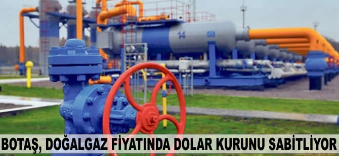 BOTAŞ, doğalgaz fiyatında dolar kurunu sabitliyor