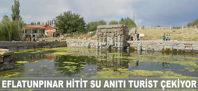 Eflatunpınar Hitit Su Anıtı turist çekiyor