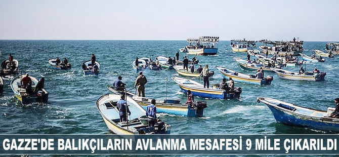 Gazze'de balıkçıların avlanma mesafesi 9 mile çıkarıldı