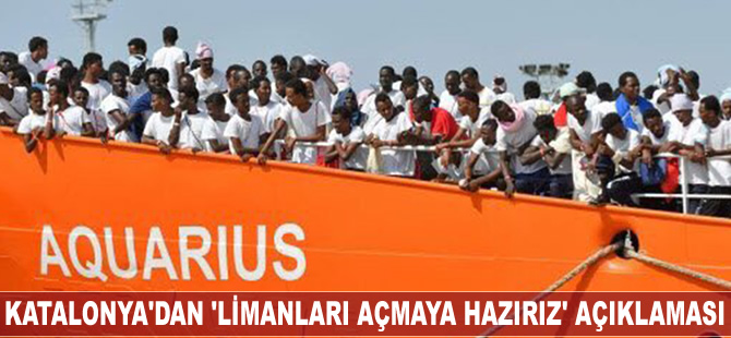 Katalonya’dan göçmenlere ‘limanı açmaya hazırız’ açıklaması