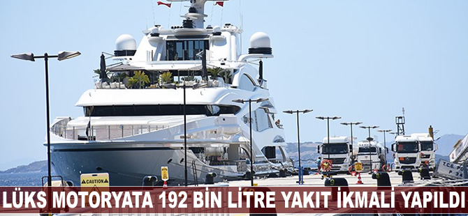 'Lionheart' isimli motoryata yakıt ikmali yapıldı