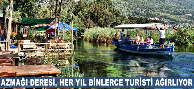 Azmağı Deresi, her yıl binlerce turisti ağırlıyor