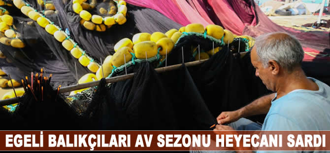 Egeli balıkçıları av sezonu heyecanı sardı