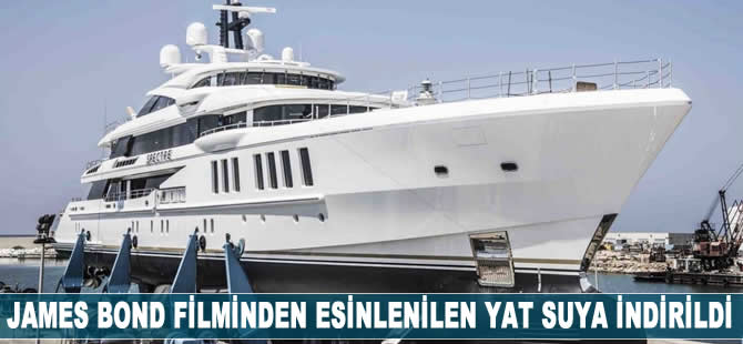 James Bond filminden esinlenilen yat suya indirildi