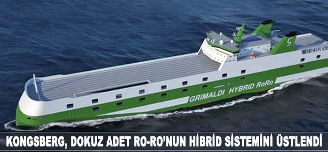 Kongsberg, dokuz adet Ro-Ro'nun hibrid sistemini üstlendi