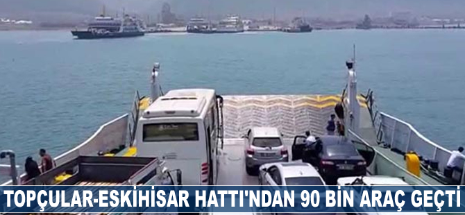 Topçular-Eskihisar Hattı'ndan 90 bin araç geçti
