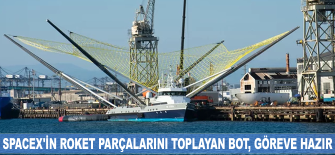 SpaceX'in roket parçalarını toplayan bot, göreve geri dönüyor