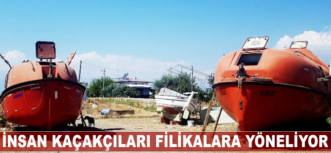 İnsan kaçakçıları filikalara yöneliyor