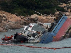 M/V Yueyingde Cargo 8030, Beyciang Nehri'nde battı!