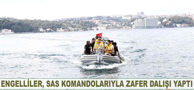 Engelliler, SAS Komandolarıyla zafer dalışı yaptı
