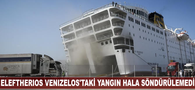 Eleftherios Venizelos'taki yangın hala söndürülemedi