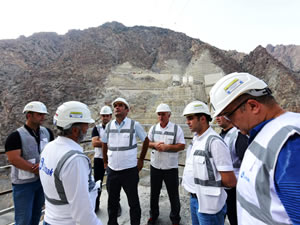 Celal Tokalak, Yusufeli Barajı Projesi inşaatında incelemelerde bulundu