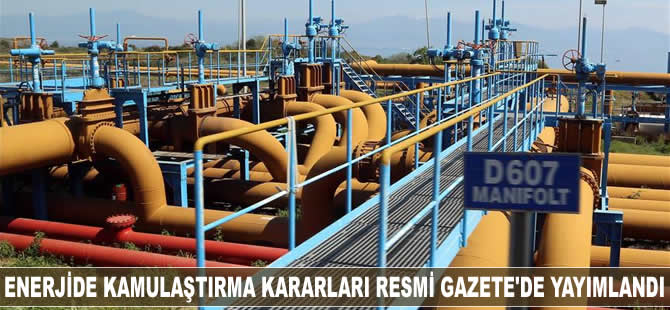 Enerjide acele kamulaştırma kararları Resmi Gazete'de yayımlandı
