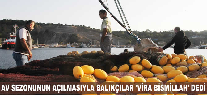 Av sezonunun açılmasıyla balıkçılar 'Vira Bismillah' dedi