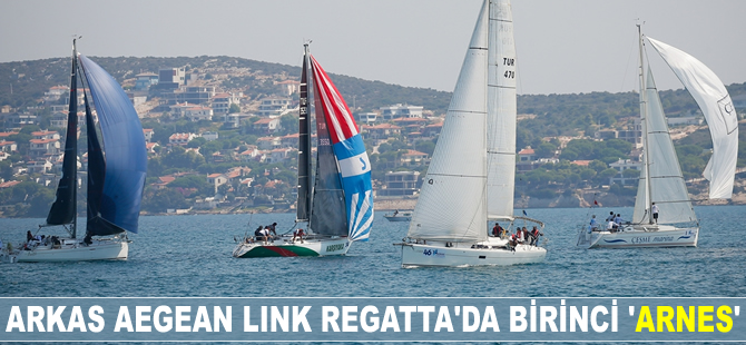 Arkas Aegean Link Regatta'da birinci 'Arnes'