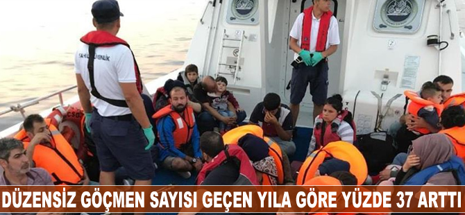 Düzensiz göçmen sayısı yüzde 37 arttı
