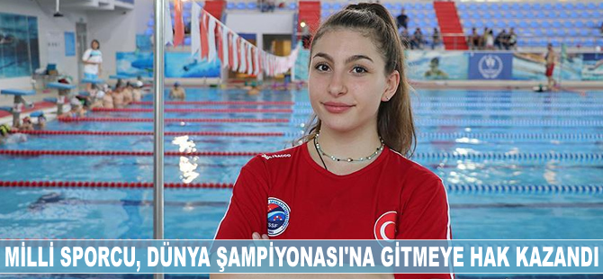 Milli sporcu, Dünya Şampiyonası'na gitmeye hak kazandı