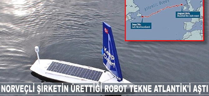 İnsansız robot tekne Atlantik'i aştı