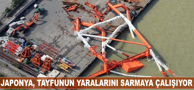 Japonya, tayfunun yaralarını sarmaya çalışıyor