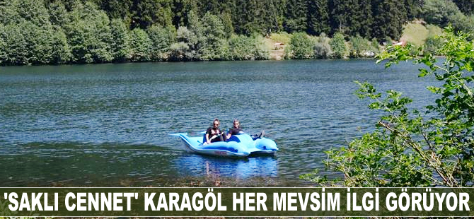 'Saklı cennet' Karagöl her mevsim ilgi görüyor