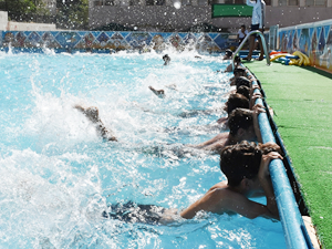 Mardin'de 65 bin çocuk yüzme havuzlarından faydalandı