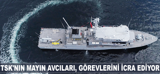 TSK'nın mayın avcıları görevlerini icra ediyor