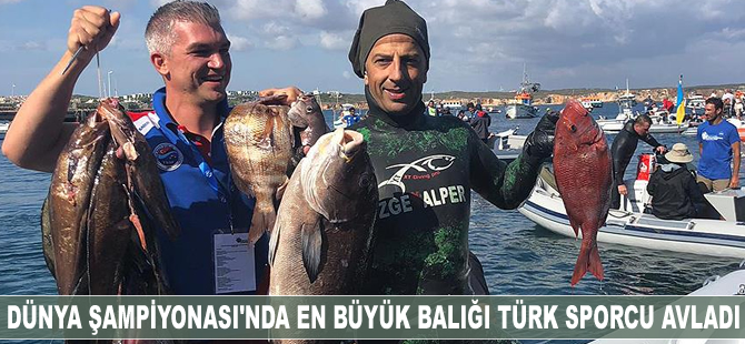 En büyük balığı Türk sporcu avladı