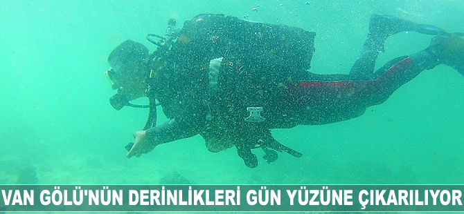 Van Gölü'nün derinliklerindeki yerleşim gün yüzüne çıkartılıyor