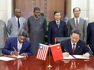 Liberya ile Çin, denizcilik anlaşmasını yeniledi