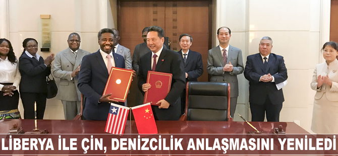 Liberya ile Çin, denizcilik anlaşmasını yeniledi