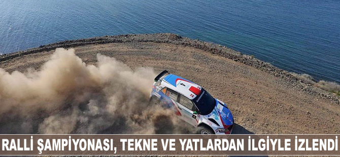 Ralli Şampiyonası, tekne ve yatlardan ilgiyle izlendi