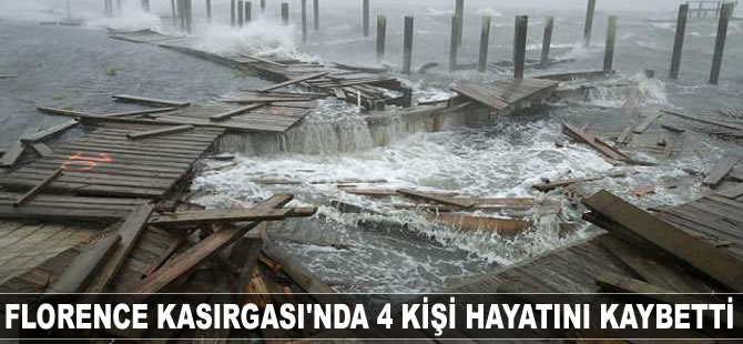 Florence Kasırgası'nda 4 kişi hayatını kaybetti