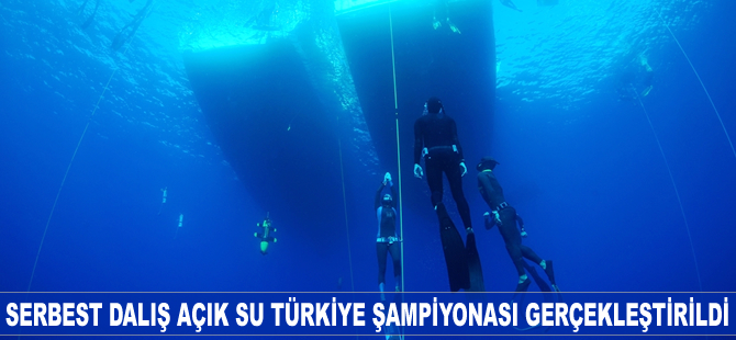 Serbest Dalış Açık Su Türkiye Şampiyonası gerçekleştirildi
