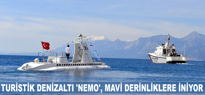 Turistik denizaltı 'Nemo', mavi derinliklere indiriyor