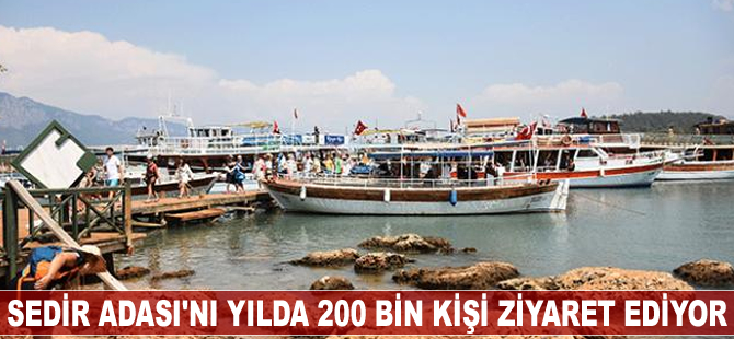 Sedir Adası'nı yılda 200 bin kişi ziyaret ediyor
