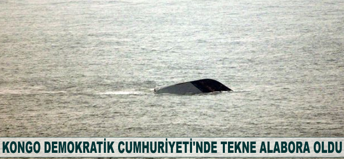 Kongo Demokratik Cumhuriyeti'nde tekne alabora oldu!