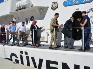 Gaziler İnebolu'da deniz turuna çıkarıldı