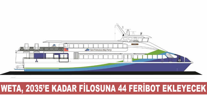 WETA, 2035'e kadar filosuna 44 feribot ekleyecek