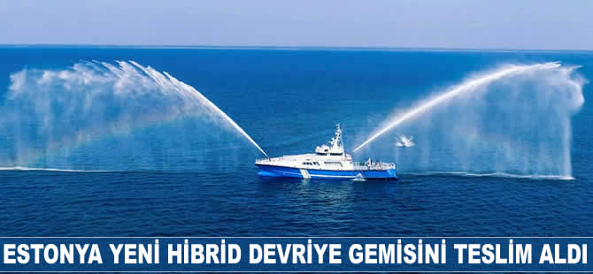 Estonya yeni hibrid devriye gemisini teslim aldı
