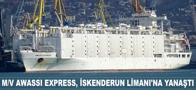 M/V AWASSI EXPRESS, İskenderun Limanı’na yanaştı