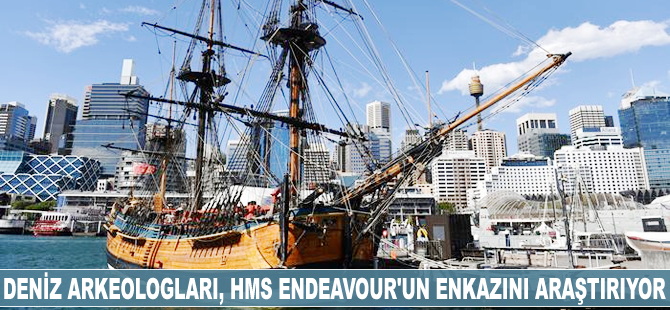 Deniz arkeologları, HMS Endeavour’un enkazını araştırıyor