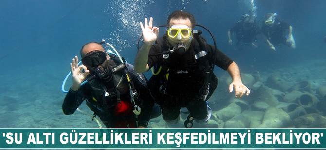 Muzaffer Şahiner: Su altı güzellikleri keşfedilmeyi bekliyor
