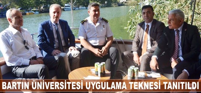 Bartın Üniversitesi uygulama teknesi tanıtıldı