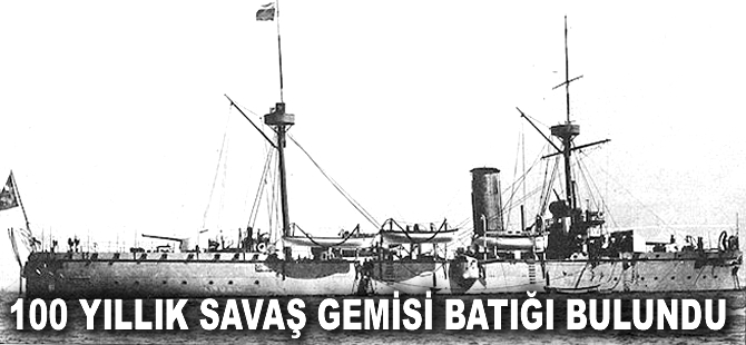100 yıllık savaş gemisi batığı bulundu