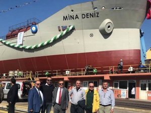 M/T Mina Deniz bugün denize indirildi