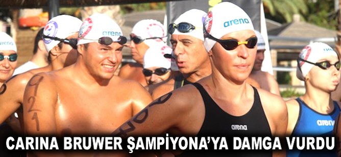 Carina Bruwer Şampiyona'ya damga vurdu