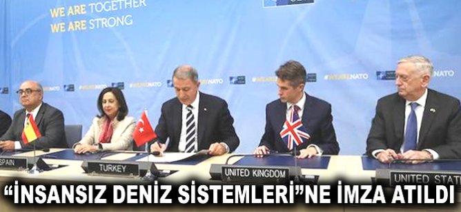 "İnsansız Deniz Sistemleri"ne imza atıldı