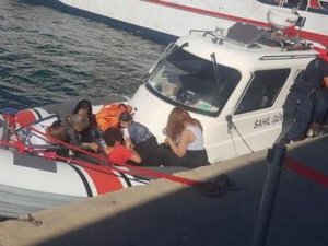 15 kaçak göçmen fiber teknede yakalandı