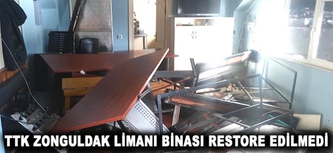 TTK Zonguldak Limanı binası restore edilmedi