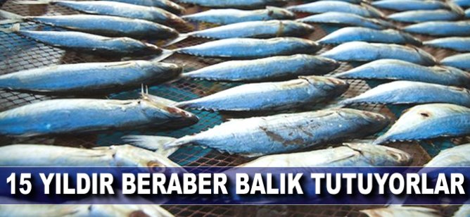 Suğla Gölü’nde 15 yıldır birlikte balık tutuyorlar